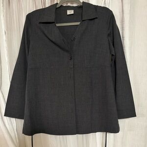 Motherhood Black Button Down Shirt Relaxed Fit